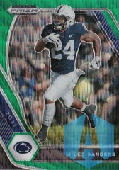 Miles Sanders 2021 Panini Prizm Draft Picks Football 92 Green Prizm